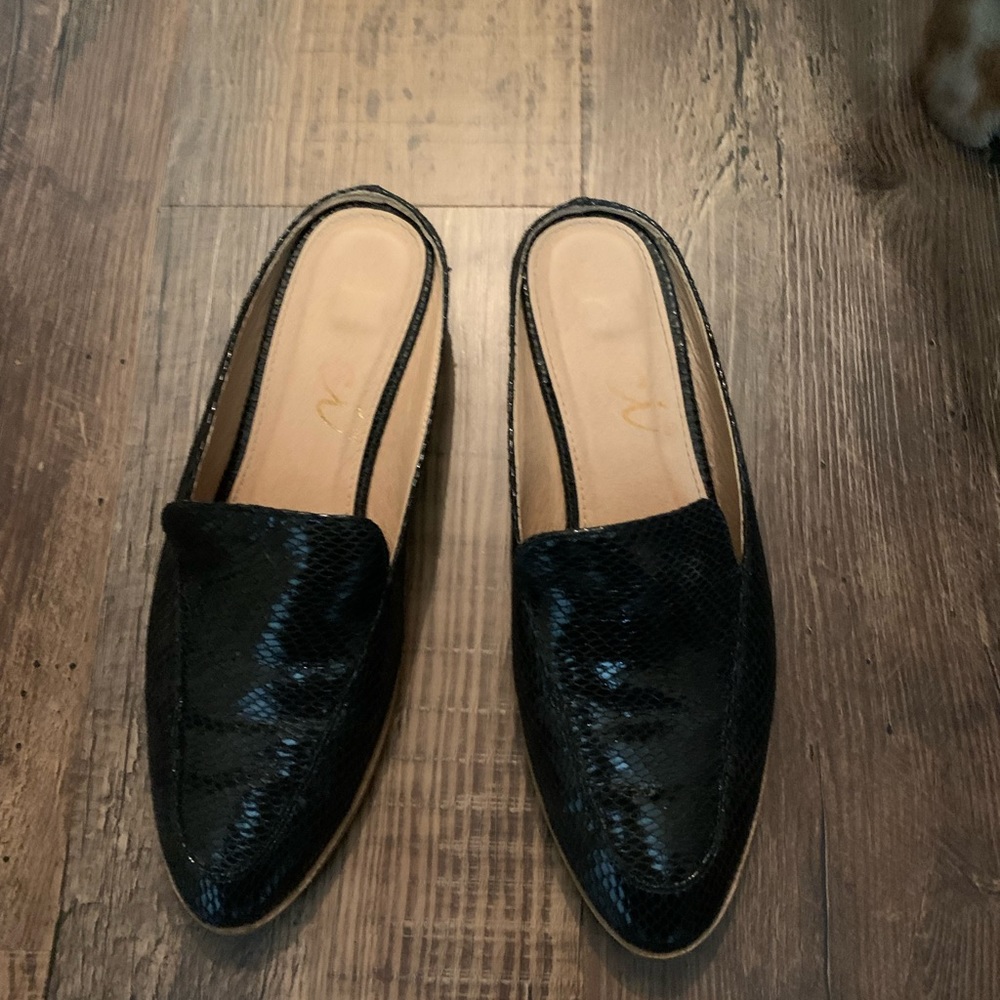 Women’s black mules